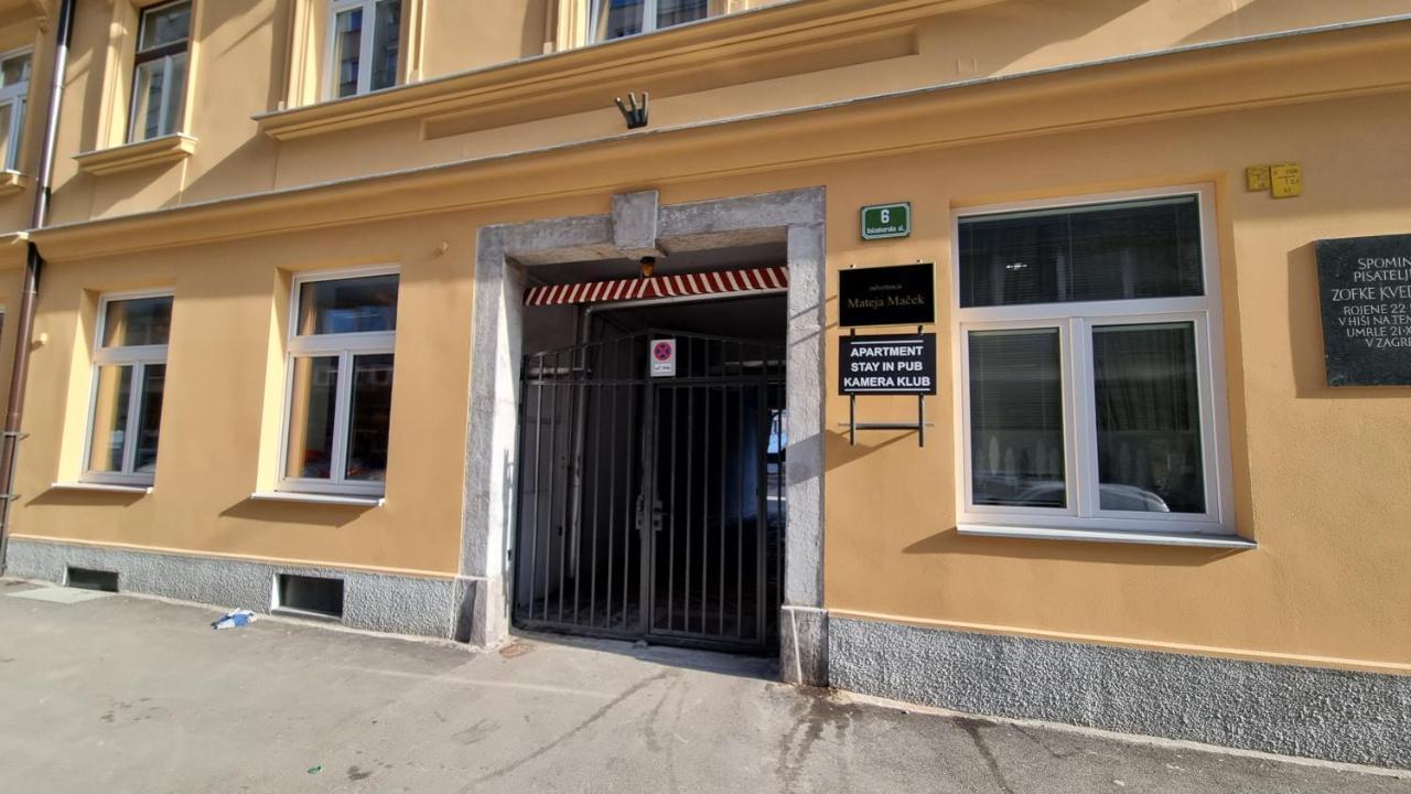 Stay In Pub Kamera Klub Apatment-City Center Ljubljana Kültér fotó
